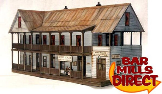 The Idaho Hotel Laser Cut Wood Kit - 0152 : HO