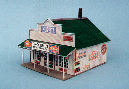 Blairstown General Store Laser Cut Wood Kit-180 : HO