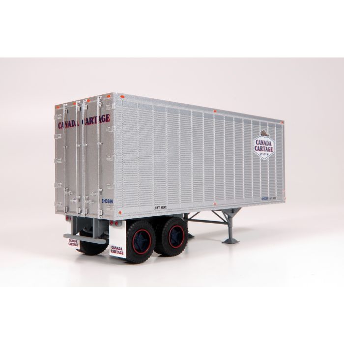 26' Can-Car Dry Van Trailer Canada Cartage #8H0375 - 403085 : HO