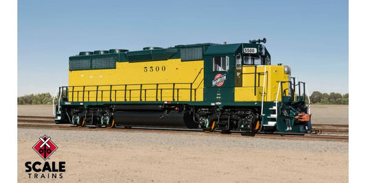 EMD GP40 Phase Ia, Chicago & NorthWestern/OY Scheme/C&NW System #5500 DCC & Sound Equipped - 40163 : HO