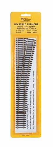 Code 70 #5a Standard Turnout - Ladder Track System -- Right Hand - 14811 : HO