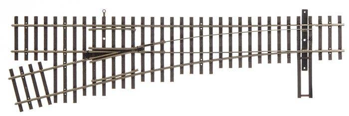 Code 70 Nickel Silver DCC Friendly Number 4 Turnout -- Left Hand - 70013 : HO