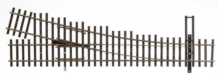 Code 70 Nickel Silver DCC Friendly Number 4 Turnout -- Right Hand - 70014 : HO