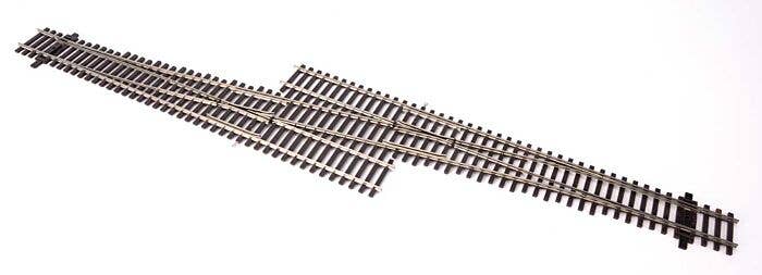 Code 83 Nickel Silver DCC Friendly Number 6 Single Crossover Turnout -- Left Hand - 83075 : HO