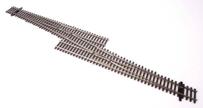 Code 83 Nickel Silver DCC Friendly Number 6 Single Crossover Turnout -- Right Hand - 83076 : HO