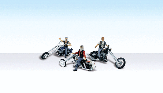 Easy Rider - 3 Men on Choppers - 16530 : HO