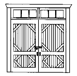 Freight Door - 2401 : HO