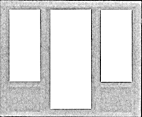 Window & Center Door Combo - 1115 : HO