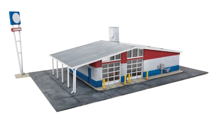 Drive-in Oil Change - Repurposed Gas Station Kit - 3543 : HO