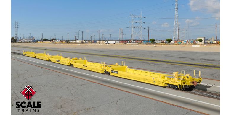 Pullman-Standard Trinity Backpacker Well Car Set (5), Trailer Train/As-Delivered DTTX #64069 - SXT40082 : HO