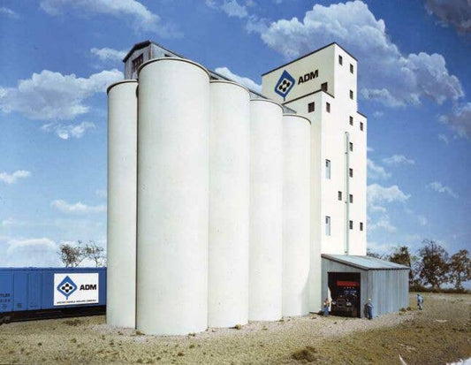 Elevator Add-on Silos -- Kit - 3023 : HO