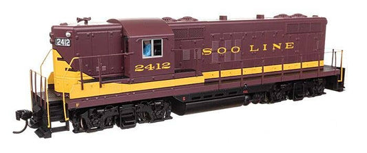 EMD GP9 Phase II with High Hood - Standard DC -- Soo Line #2412 - 10502 : HO