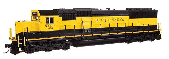 EMD SD60 Spartan Cab with ESU(R) Sound and DCC -- New York, Susquehanna and Western Railway #3810 - 19769 : HO