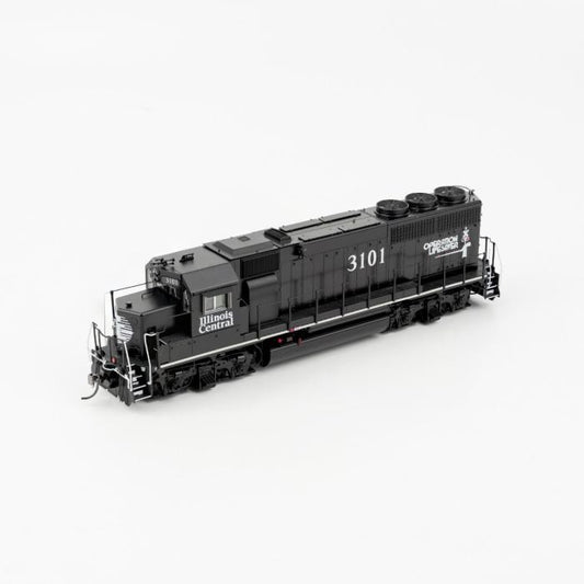 EMD GP40 (DC/DCC/Sound): Illinois Central #3137 - 40510 : HO
