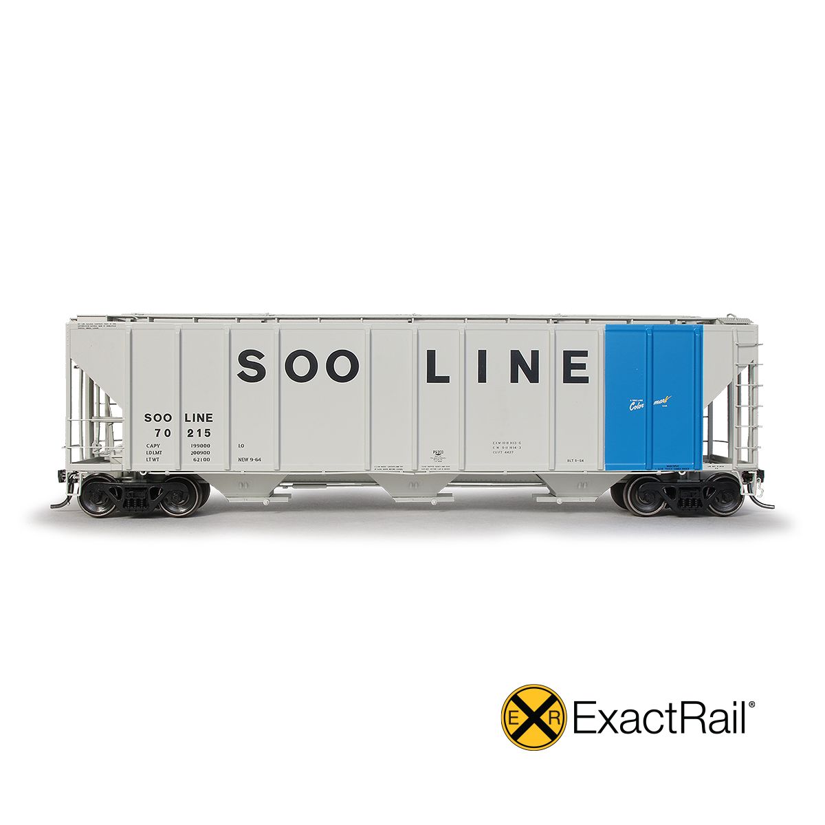 PS4427 3-Bay  Covered Hopper SOO Line #70183 - EP8017009 : HO