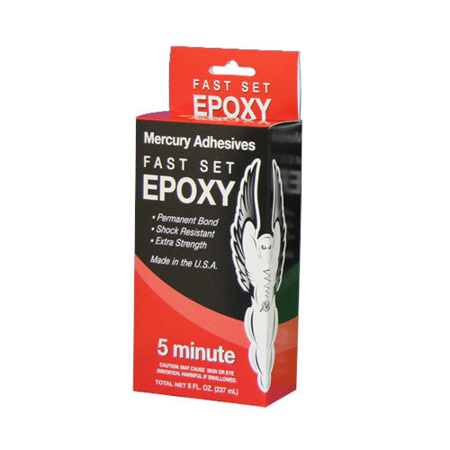 Fast Set 5 minute Epoxy, 8 oz - EPOXY5