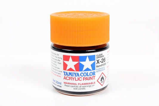 Acrylic X-26 Clear Orange 23Ml Bottle - 81026