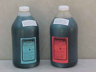 Polyurethane Foam. 2 lb. density. 1 gallon set.-FF93A