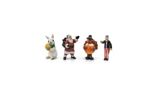 Find Me Figures Scenic Accents(R) -- Holiday Figures pkg(4) - A2873 : N