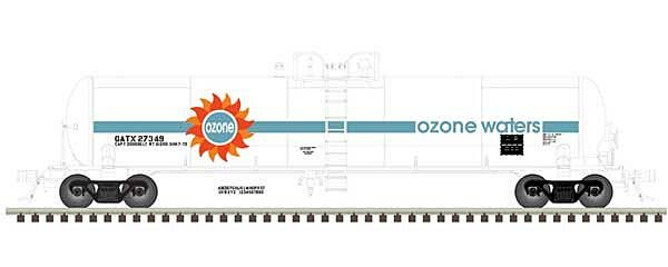 GATX 20,700-Gallon Tank Car - Ready to Run - Master(R) -- Ozone Waters GATX #27349 - 50006306 : N