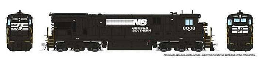 GE C30-7 - ESU LokSound and DCC -- Norfolk Southern #8008 - 42525 : HO