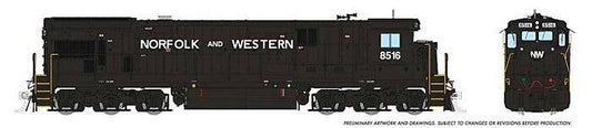 GE C36-7 (DC/DCC/Sound): Norfolk & Western #8516 - 42619 : HO