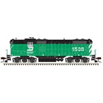 EMD GP7 SILVER BURLINGTON NORTHERN 1538 (CASCADE GREEN/BLACK) - 10003942 : HO