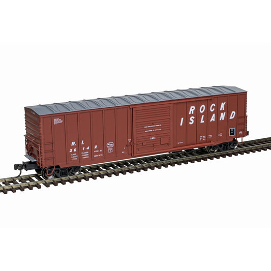 ACF 50' Precision Design Rib-Side Boxcar - Ready to run - Rock Island #36142 - 50006361 : N