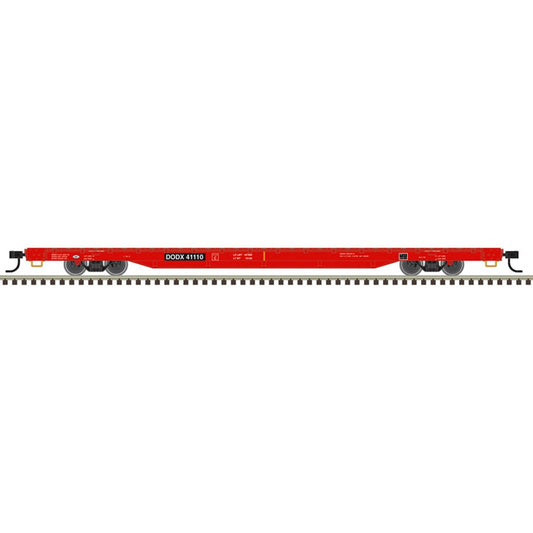 68' FLAT CAR DEPARTMENT OF DEFENSE DODX #41154 - 20007979 : HO