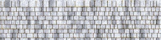 Random Gray Laser-cut Roof Shingles - HOSHG7B1