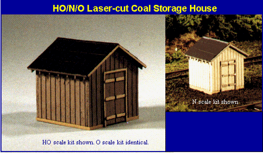 Coal Storage House Laser Cut Wood Kit  - 083 : N