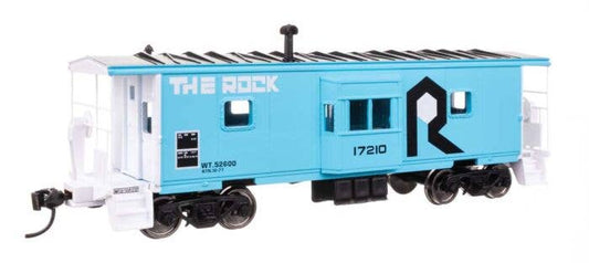 International Bay Window Caboose - Ready to Run -- Rock Island #17081 - 8678 : HO