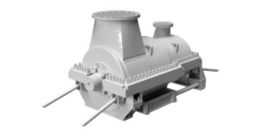 Large Pump Load for Heavy Duty Flatcar-Gray - ZZ03003 : HO