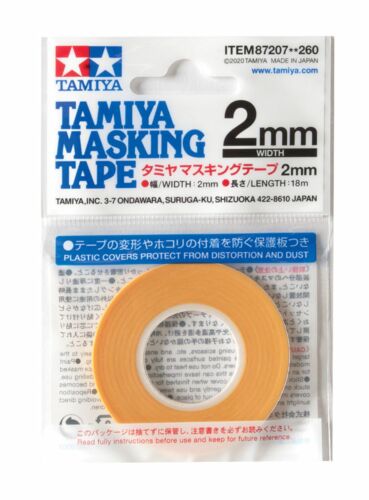 Masking Tape -- 5/64" x 59' 2mm x 18m - 87207