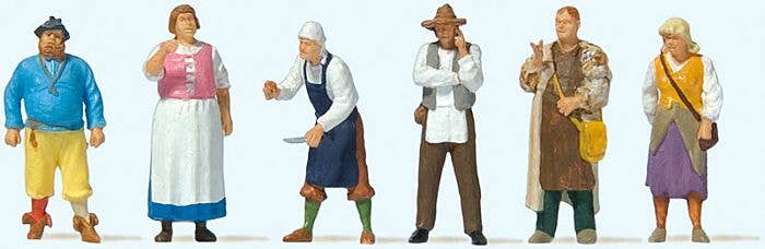 Medieval Festival #2 -- Women & Men pkg(6) - 24761 : HO