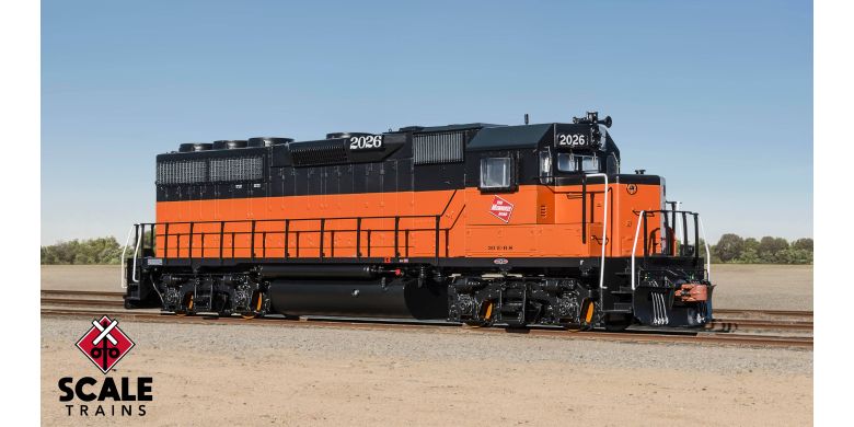 EMD GP40 Phase Ia3, Milwaukee Road/1960s-1970s Era #2031, DCC & Sound Equipped - 40203 : HO