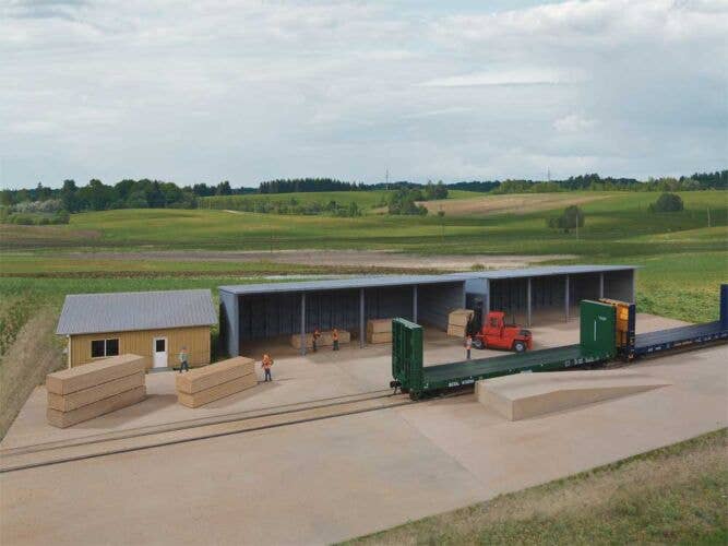 Modern Lumber Transload - 4106 : HO