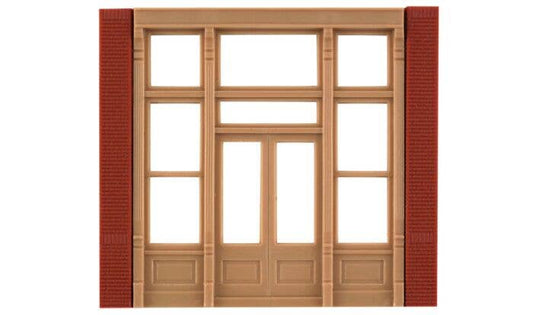 Street Level Wall Sections w/Victorian Entry Kit - 30141 : HO