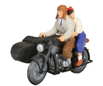 Zundapp KS 750Motorcycle/Motorcyclists - 28148 : HO