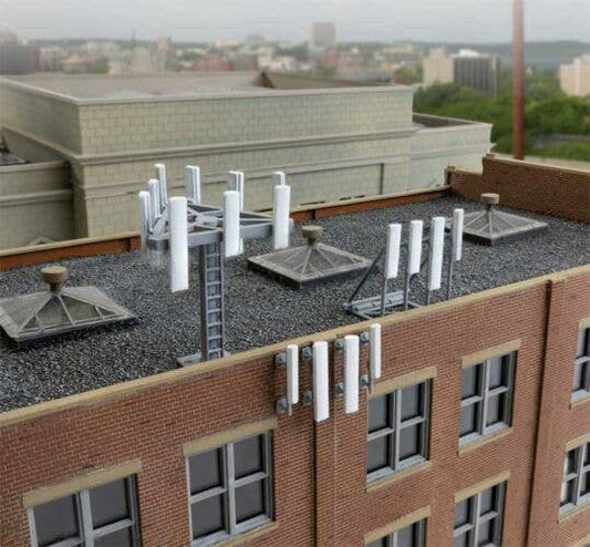 Mounted Communication Tower Array Kit - 4195 : HO