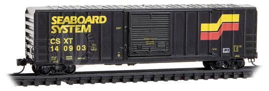 50' Rib-Side Single-Door Boxcar No Roofwalk - CSX/ex Seaboard System -02500316 : N