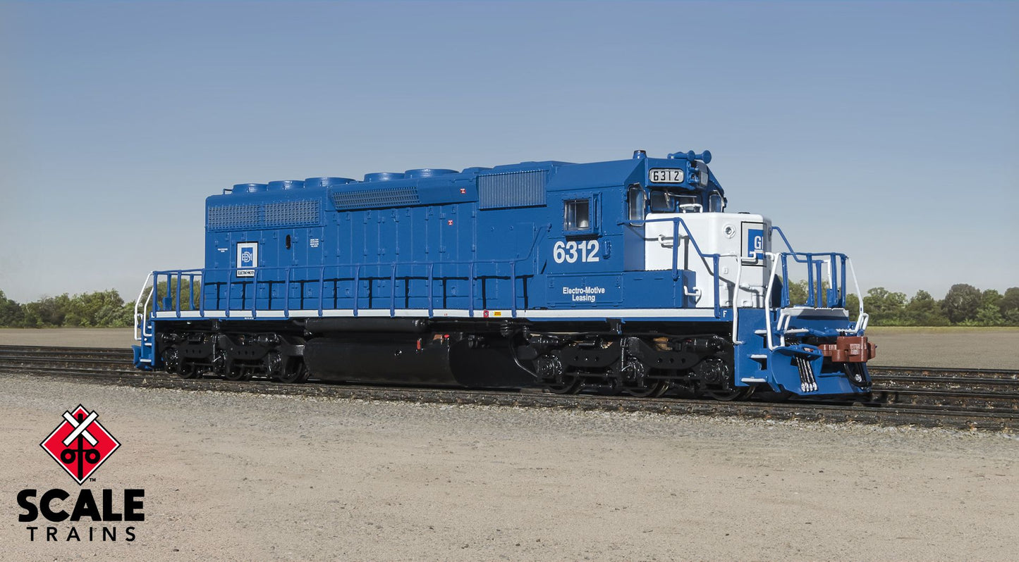 EMD SD40-2, EMD Lease, Blue & White #6347 w/DCC & Sound  - 39407 : N