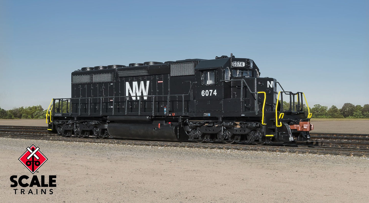 EMD SD40-2, Norfolk & Western, Large NW #6074 DC/DCC Ready - 39410 : N