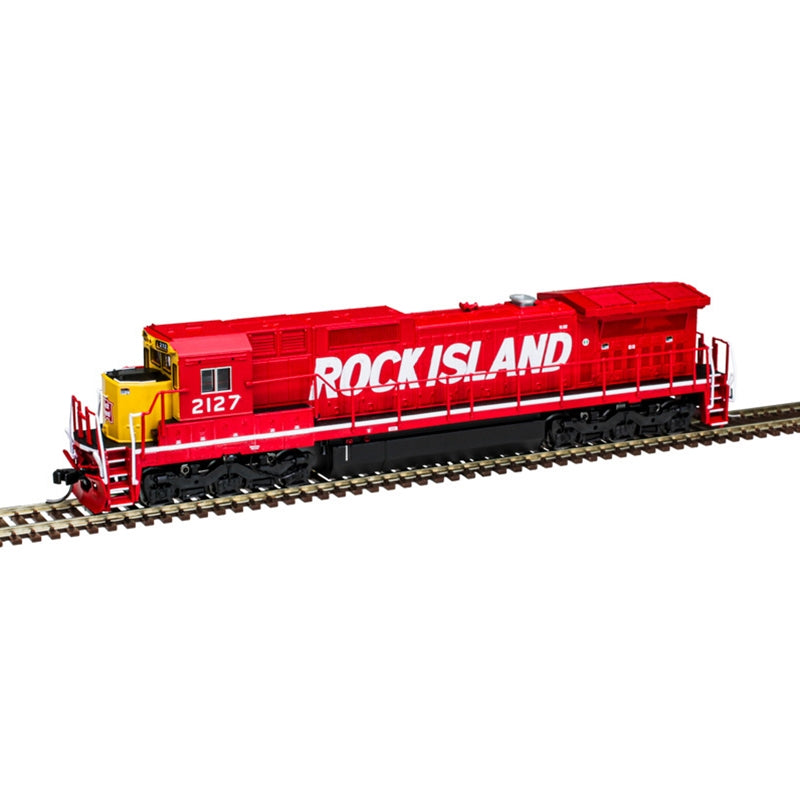GE Dash 8-40C - Front & Rear Ditch Lights - LokSound & DCC - Master(R) -- Rock Island Rail #2127 - 40005672 : N