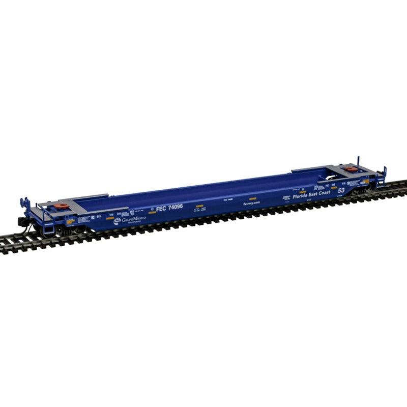 53' REBUILT WELL CAR FLORIDA EAST COAST [BLUE] #74034 - 50007033 : N