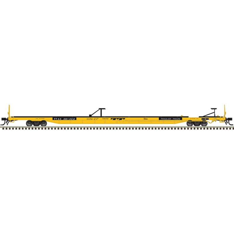 89'4" FLAT CAR TRAILER TRAIN [TTAX] #981460 - 50007260 : HO