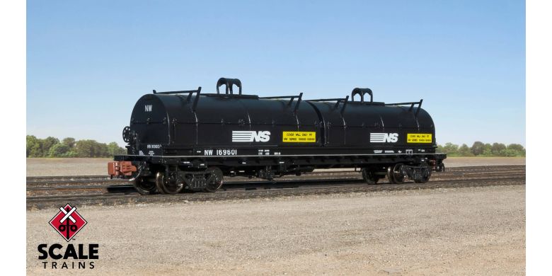 48FT Thrall 2-hood Coil Steel Car, Norfolk & Western NW 169601 - 38655 : N