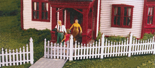 Ornate Picket Fence Kit - 2308 : HO