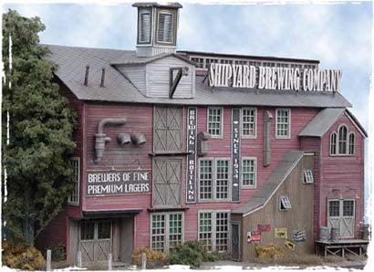 Shipyard Brewing Company Laser Cut Wood Kit - 0852 : HO