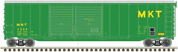50' Double-Door Boxcar - Master(R) -- Missouri-Kansas-Texas #2229 - 20006587 : HO